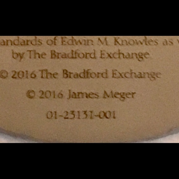 James Meger Call of the Night Wilderness Guardians Collector Plate Glows n Dark - Picture 8 of 10